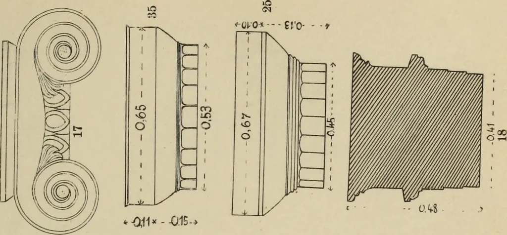 An illustration from Archaiologik ephmeris : ekdidomen hypo ts en Athnais Archaiologiks Hetairias, 1862, leaf 344