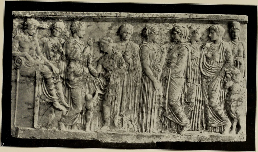 An illustration from Archaiologik ephmeris : ekdidomen hypo ts en Athnais Archaiologiks Hetairias, 1862, leaf 396