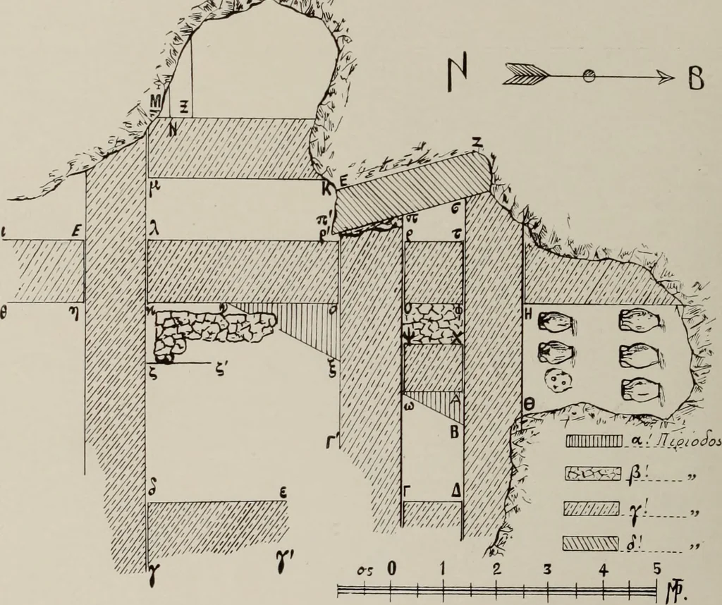 An illustration from Archaiologik ephmeris : ekdidomen hypo ts en Athnais Archaiologiks Hetairias, 1862, leaf 431