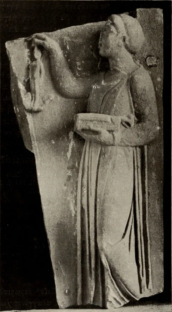 An illustration from Archaiologik ephmeris : ekdidomen hypo ts en Athnais Archaiologiks Hetairias, 1862, leaf 459