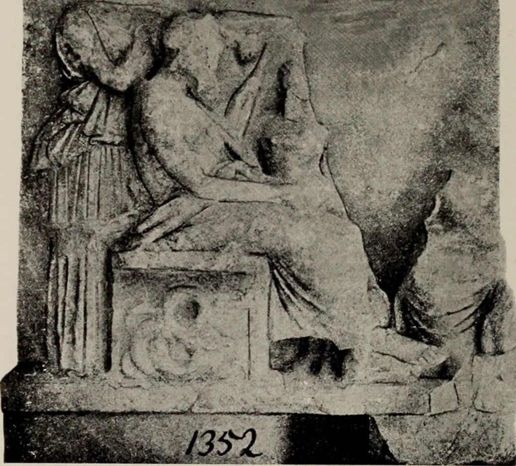 An illustration from Archaiologik ephmeris : ekdidomen hypo ts en Athnais Archaiologiks Hetairias, 1862, leaf 471