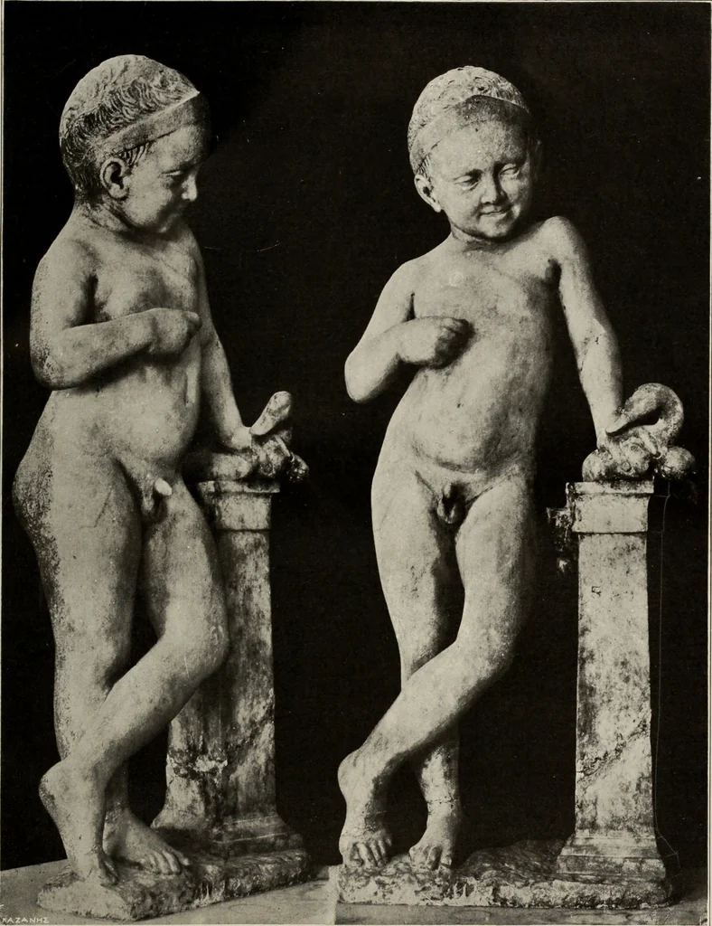 An illustration from Archaiologik ephmeris : ekdidomen hypo ts en Athnais Archaiologiks Hetairias, 1862, leaf 504
