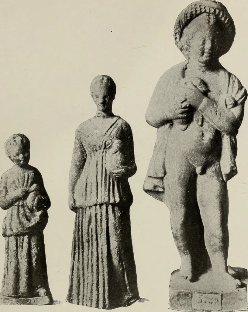 An illustration from Archaiologik ephmeris : ekdidomen hypo ts en Athnais Archaiologiks Hetairias, 1862, leaf 506