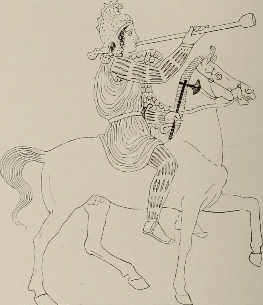 An illustration from Archaiologik ephmeris : ekdidomen hypo ts en Athnais Archaiologiks Hetairias, 1862, leaf 73