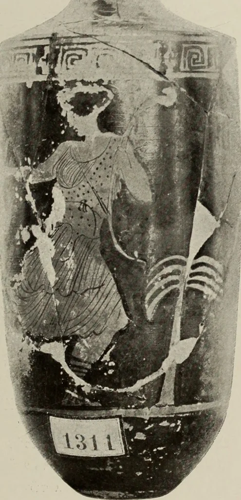 An illustration from Archaiologik ephmeris : ekdidomen hypo ts en Athnais Archaiologiks Hetairias, 1862, leaf 76