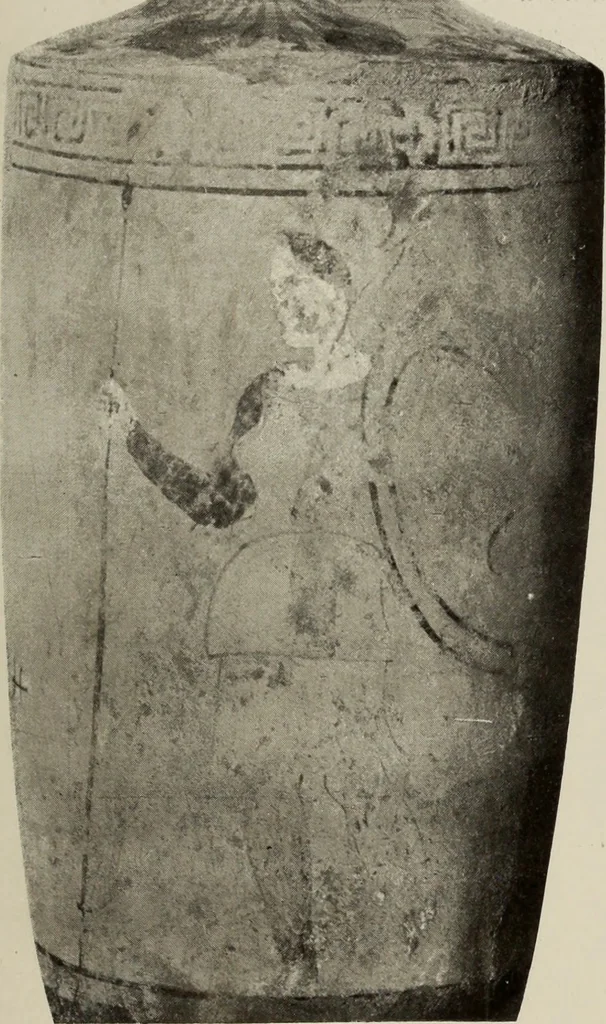 An illustration from Archaiologik ephmeris : ekdidomen hypo ts en Athnais Archaiologiks Hetairias, 1862, leaf 78