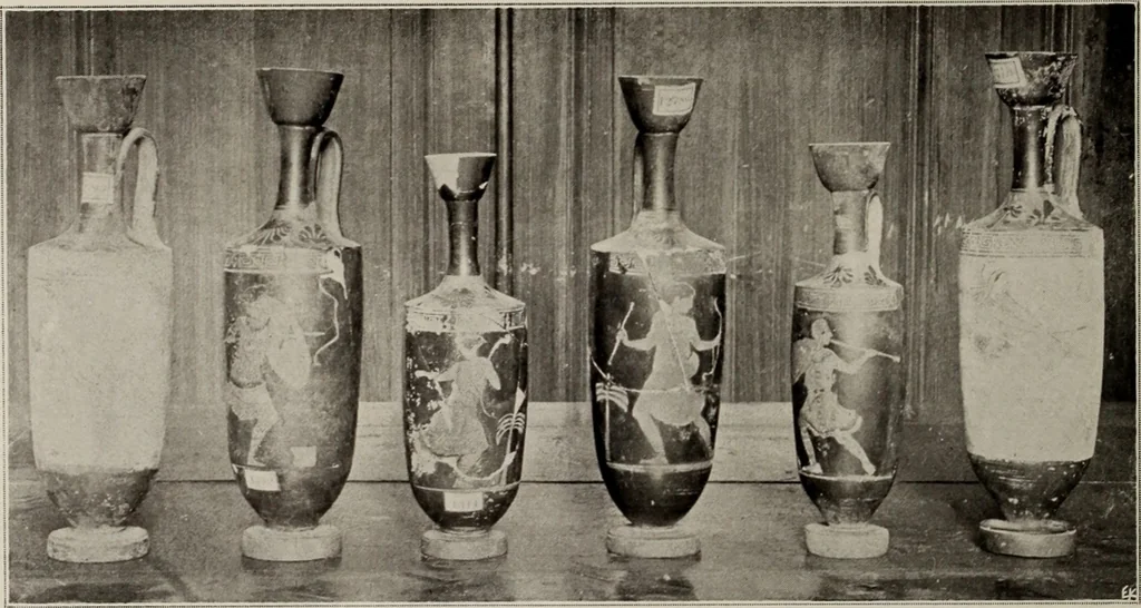 An illustration from Archaiologik ephmeris : ekdidomen hypo ts en Athnais Archaiologiks Hetairias, 1862, leaf 79