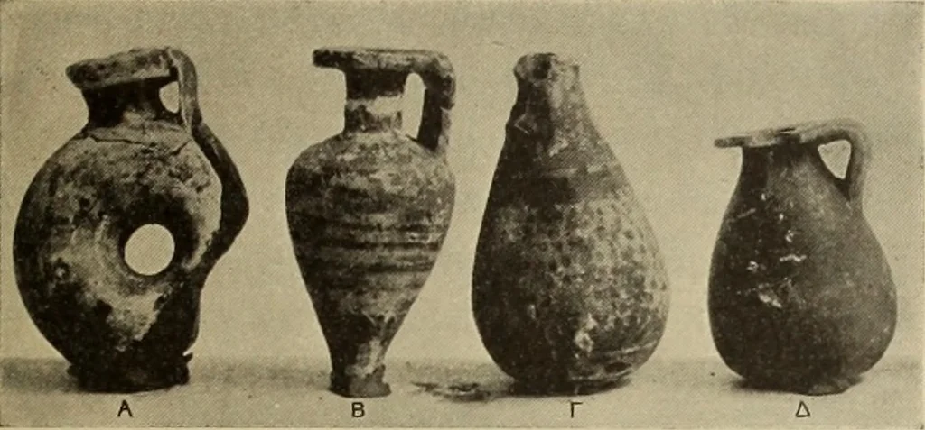 An illustration from Archaiologik ephmeris : ekdidomen hypo ts en Athnais Archaiologiks Hetairias, 1862, leaf 160