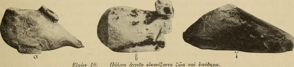 An illustration from Archaiologik ephmeris : ekdidomen hypo ts en Athnais Archaiologiks Hetairias, 1862, leaf 160