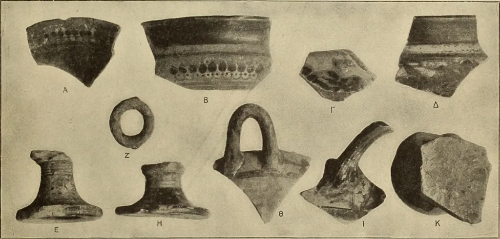 An illustration from Archaiologik ephmeris : ekdidomen hypo ts en Athnais Archaiologiks Hetairias, 1862, leaf 162