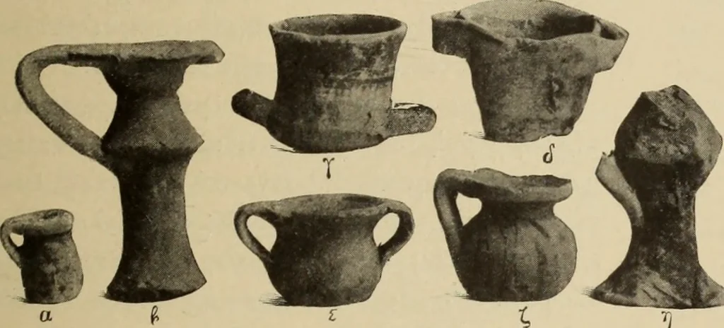 An illustration from Archaiologik ephmeris : ekdidomen hypo ts en Athnais Archaiologiks Hetairias, 1862, leaf 164
