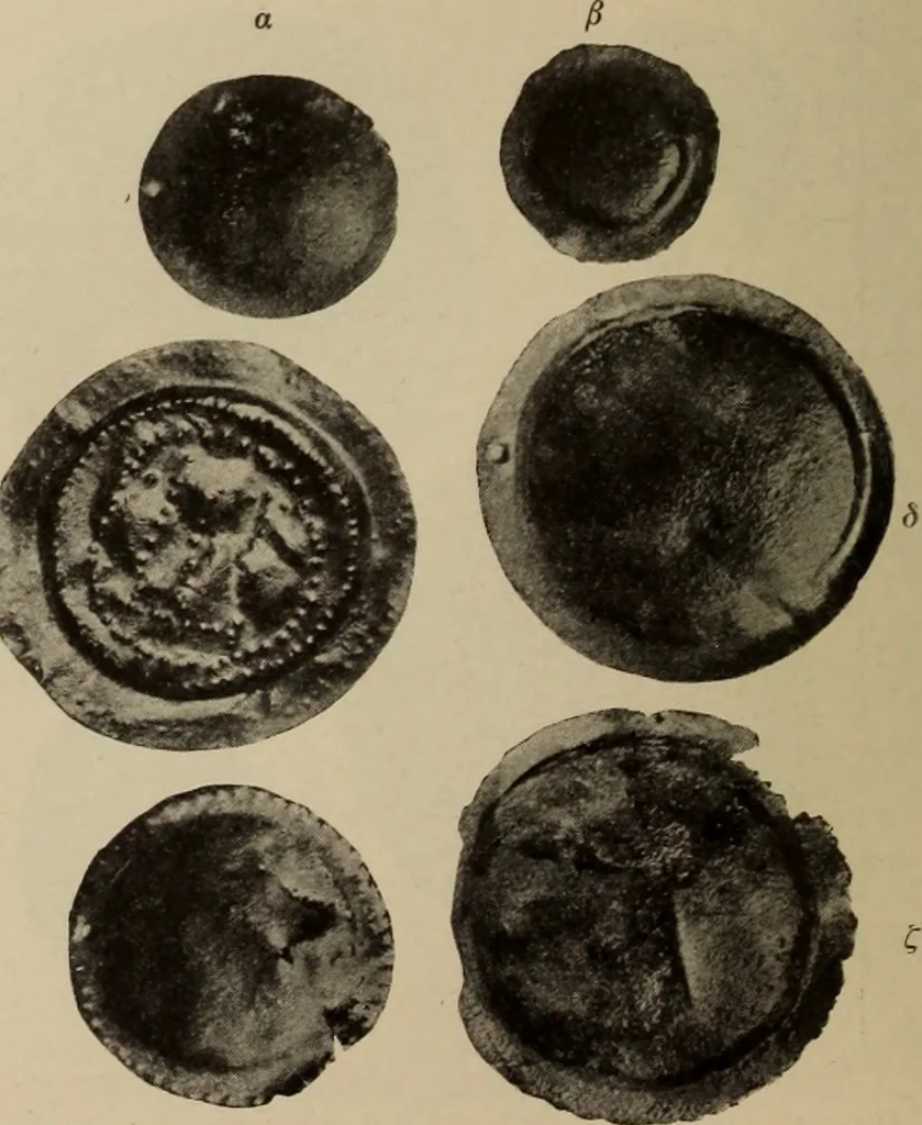 An illustration from Archaiologik ephmeris : ekdidomen hypo ts en Athnais Archaiologiks Hetairias, 1862, leaf 173