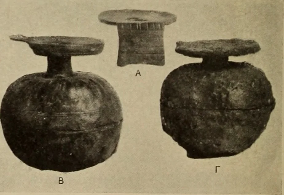An illustration from Archaiologik ephmeris : ekdidomen hypo ts en Athnais Archaiologiks Hetairias, 1862, leaf 175