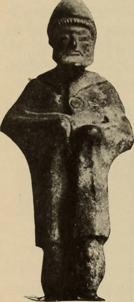 An illustration from Archaiologik ephmeris : ekdidomen hypo ts en Athnais Archaiologiks Hetairias, 1862, leaf 179