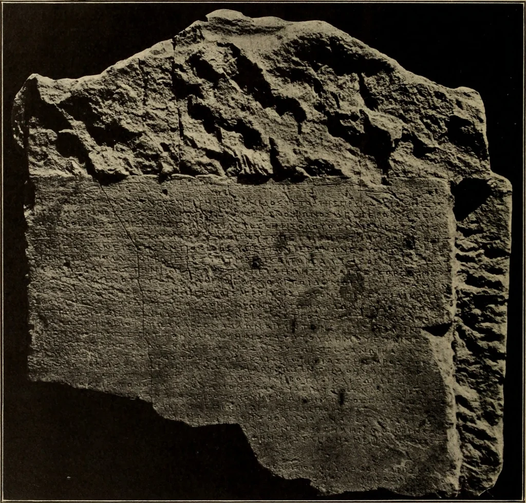 An illustration from Archaiologik ephmeris : ekdidomen hypo ts en Athnais Archaiologiks Hetairias, 1862, leaf 19
