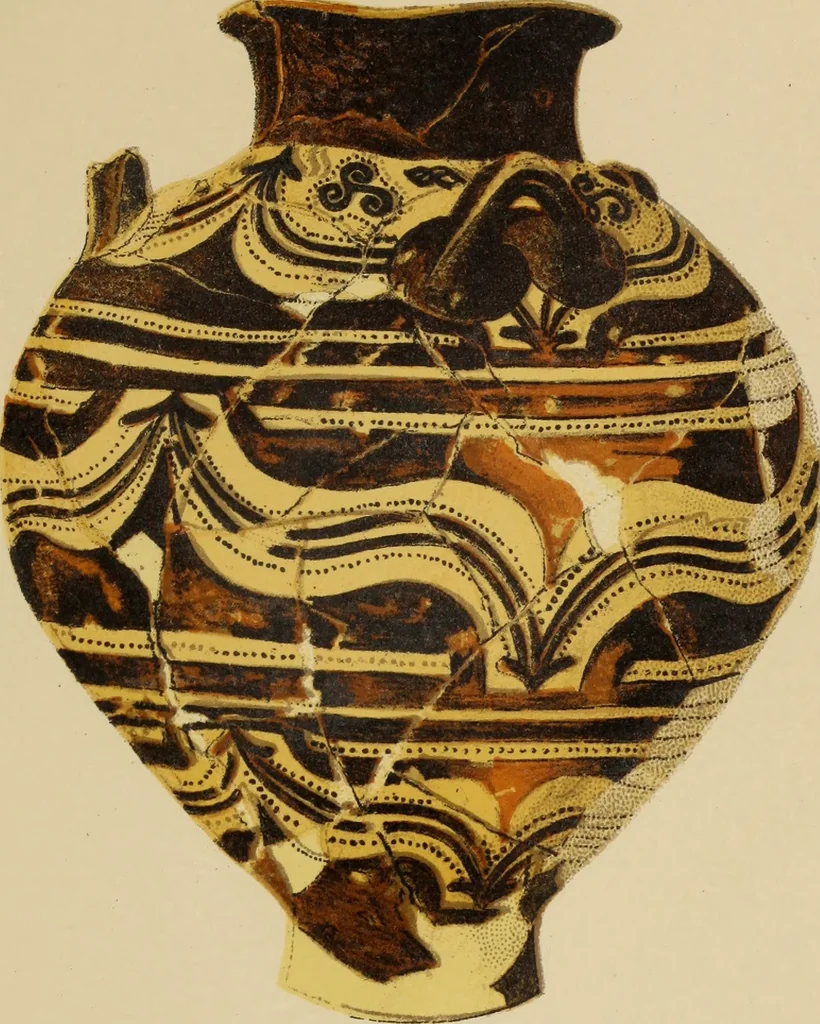 An illustration from Archaiologik ephmeris : ekdidomen hypo ts en Athnais Archaiologiks Hetairias, 1862, leaf 238