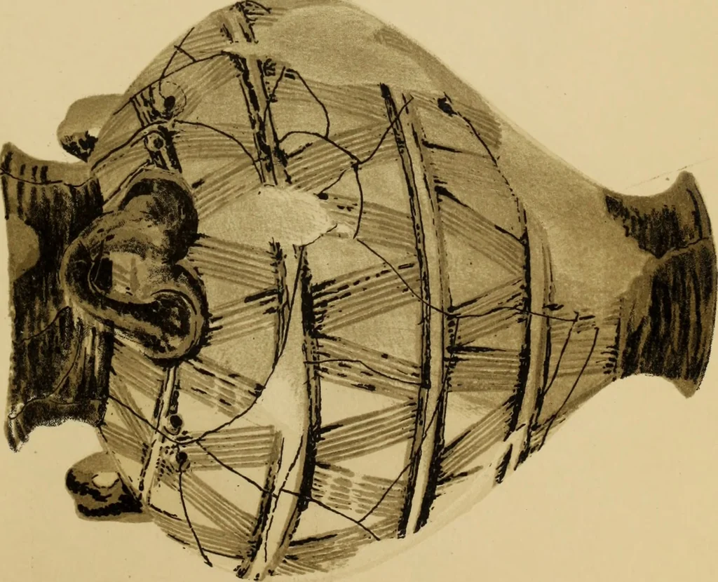 An illustration from Archaiologik ephmeris : ekdidomen hypo ts en Athnais Archaiologiks Hetairias, 1862, leaf 242