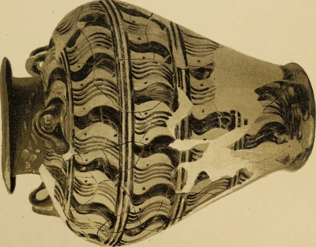 An illustration from Archaiologik ephmeris : ekdidomen hypo ts en Athnais Archaiologiks Hetairias, 1862, leaf 244