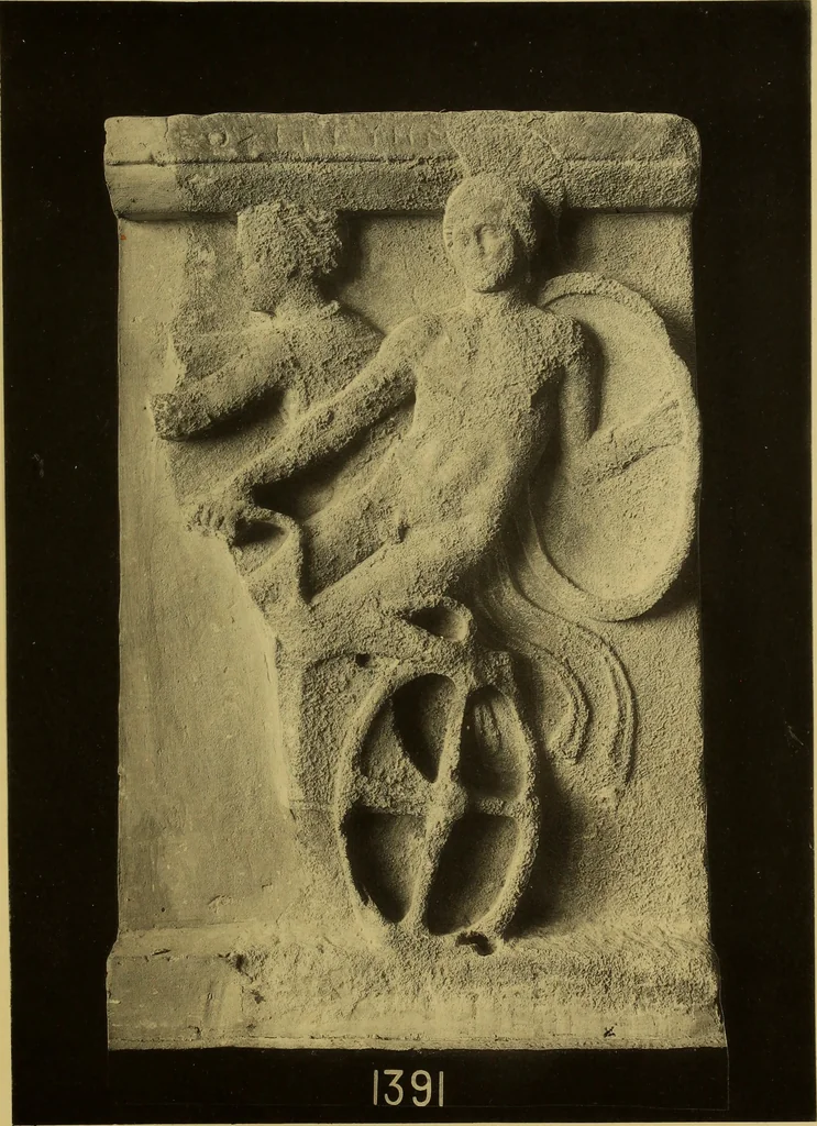 An illustration from Archaiologik ephmeris : ekdidomen hypo ts en Athnais Archaiologiks Hetairias, 1862, leaf 246