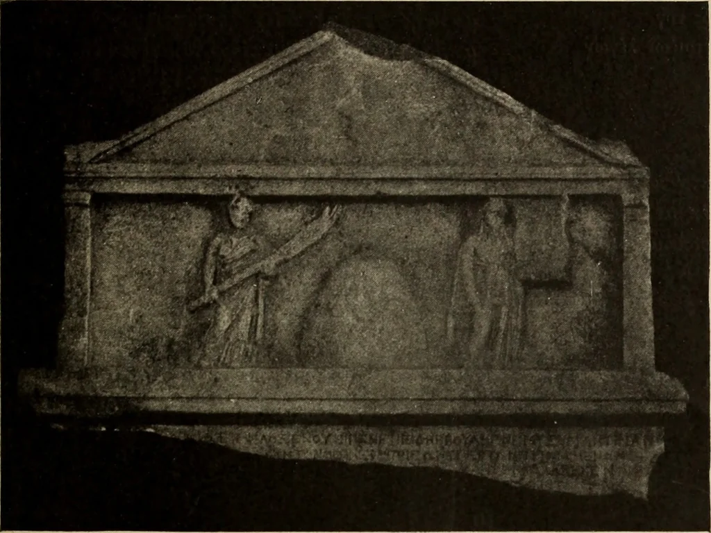 An illustration from Archaiologik ephmeris : ekdidomen hypo ts en Athnais Archaiologiks Hetairias, 1862, leaf 290
