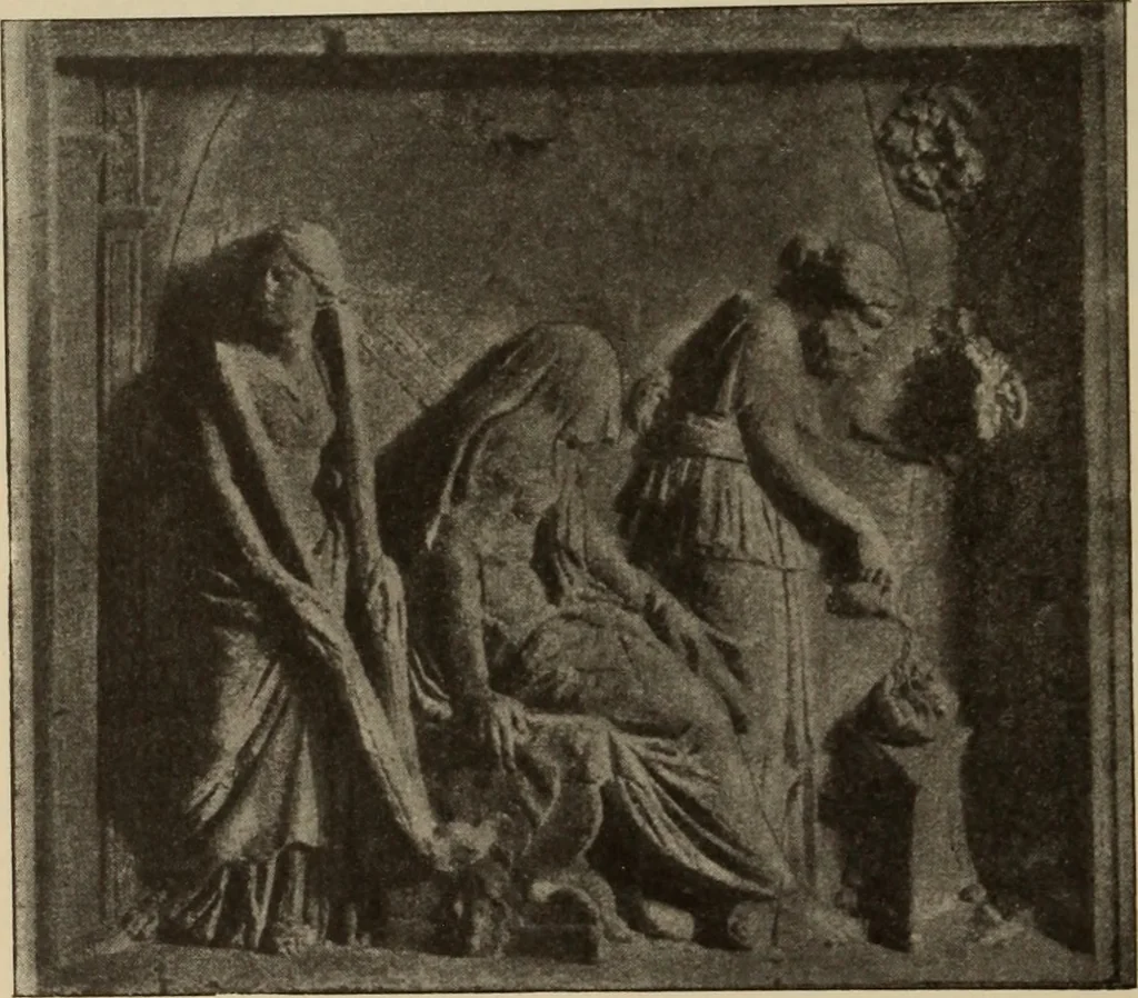 An illustration from Archaiologik ephmeris : ekdidomen hypo ts en Athnais Archaiologiks Hetairias, 1862, leaf 301
