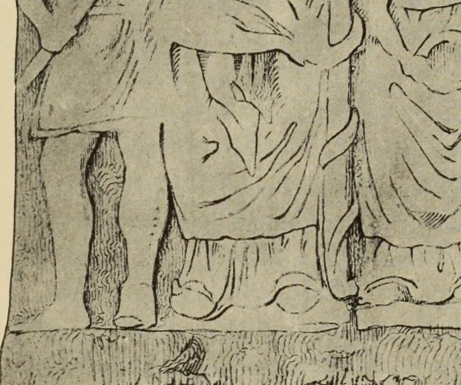 An illustration from Archaiologik ephmeris : ekdidomen hypo ts en Athnais Archaiologiks Hetairias, 1862, leaf 304