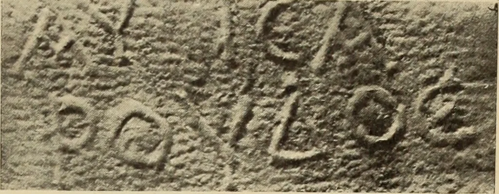 An illustration from Archaiologik ephmeris : ekdidomen hypo ts en Athnais Archaiologiks Hetairias, 1862, leaf 314