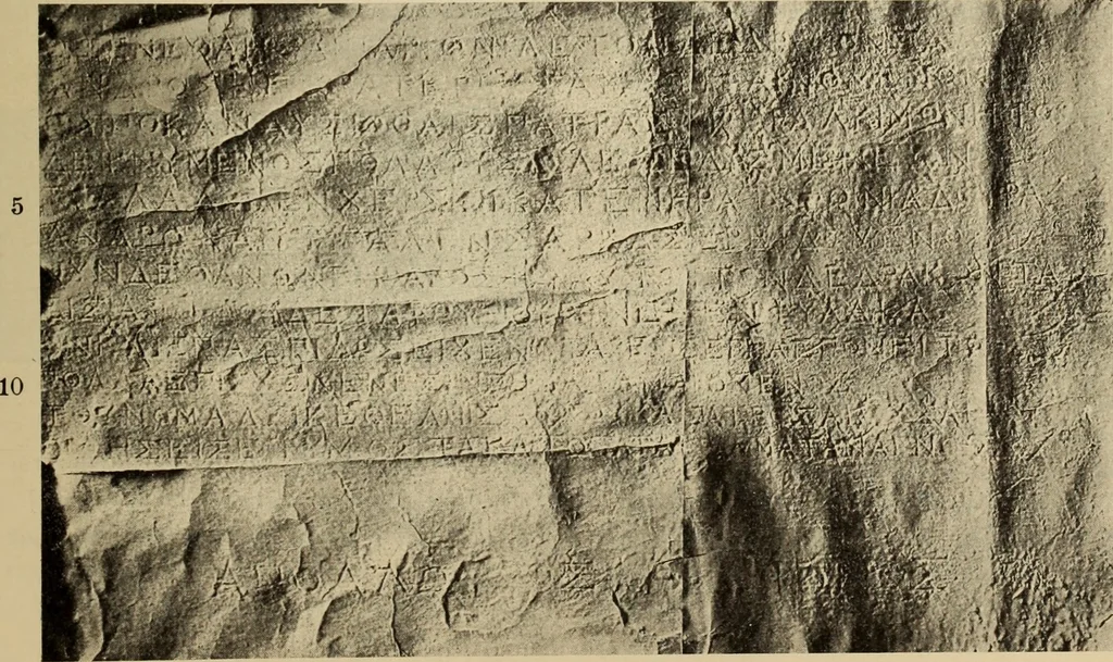 An illustration from Archaiologik ephmeris : ekdidomen hypo ts en Athnais Archaiologiks Hetairias, 1862, leaf 322