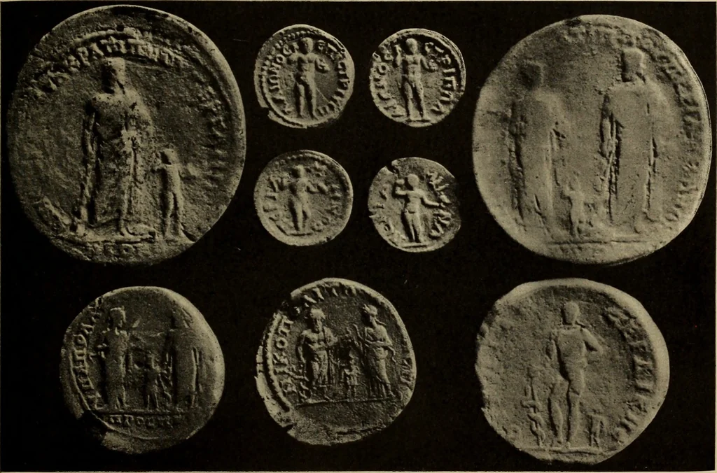 An illustration from Archaiologik ephmeris : ekdidomen hypo ts en Athnais Archaiologiks Hetairias, 1862, leaf 40