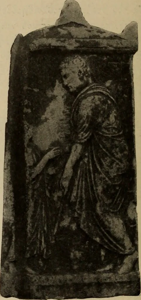An illustration from Archaiologik ephmeris : ekdidomen hypo ts en Athnais Archaiologiks Hetairias, 1862, leaf 43
