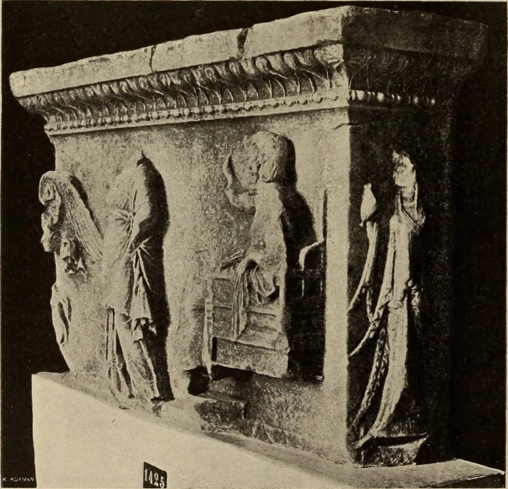 An illustration from Archaiologik ephmeris : ekdidomen hypo ts en Athnais Archaiologiks Hetairias, 1862, leaf 441