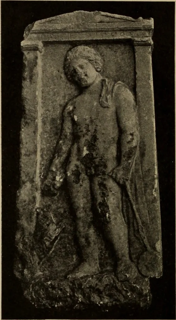 An illustration from Archaiologik ephmeris : ekdidomen hypo ts en Athnais Archaiologiks Hetairias, 1862, leaf 47
