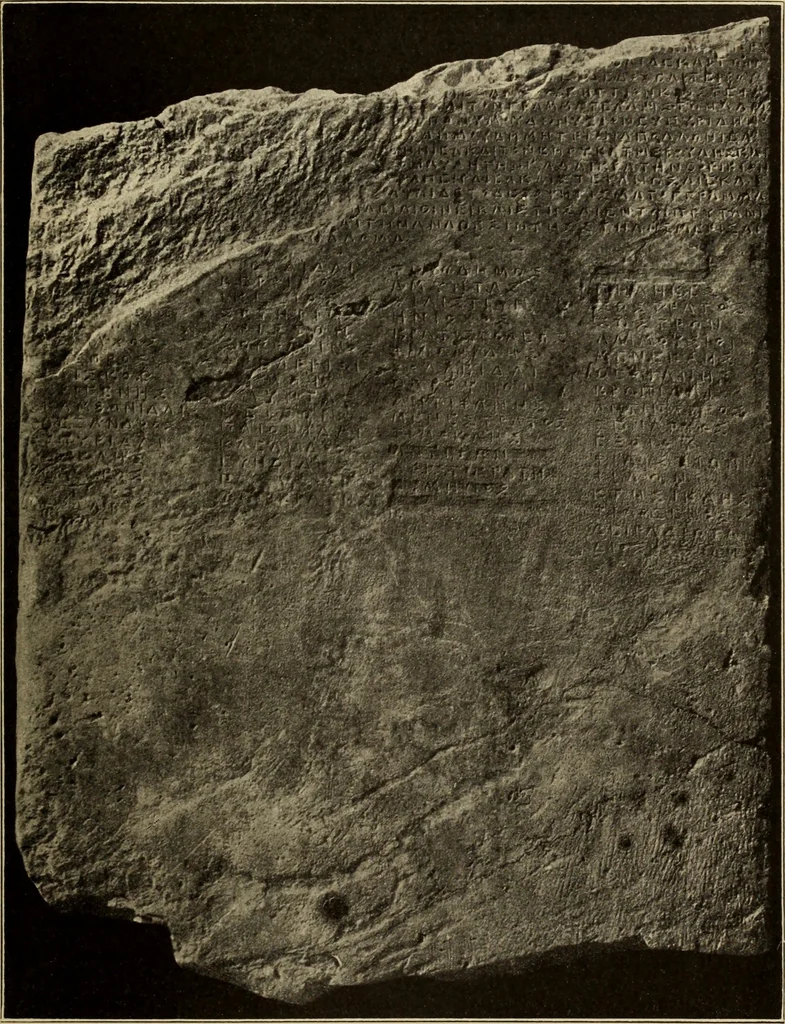 An illustration from Archaiologik ephmeris : ekdidomen hypo ts en Athnais Archaiologiks Hetairias, 1862, leaf 498