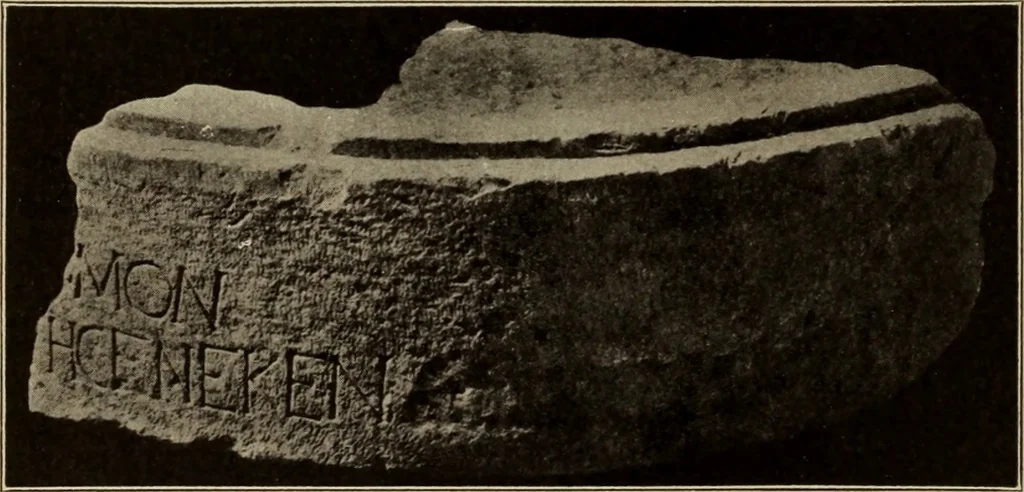 An illustration from Archaiologik ephmeris : ekdidomen hypo ts en Athnais Archaiologiks Hetairias, 1862, leaf 505