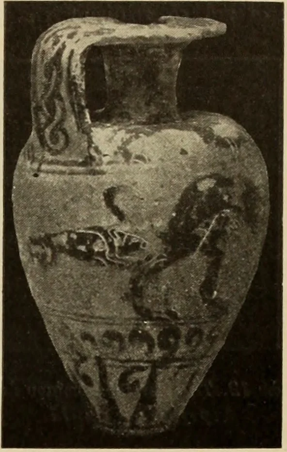 An illustration from Archaiologik ephmeris : ekdidomen hypo ts en Athnais Archaiologiks Hetairias, 1862, leaf 516
