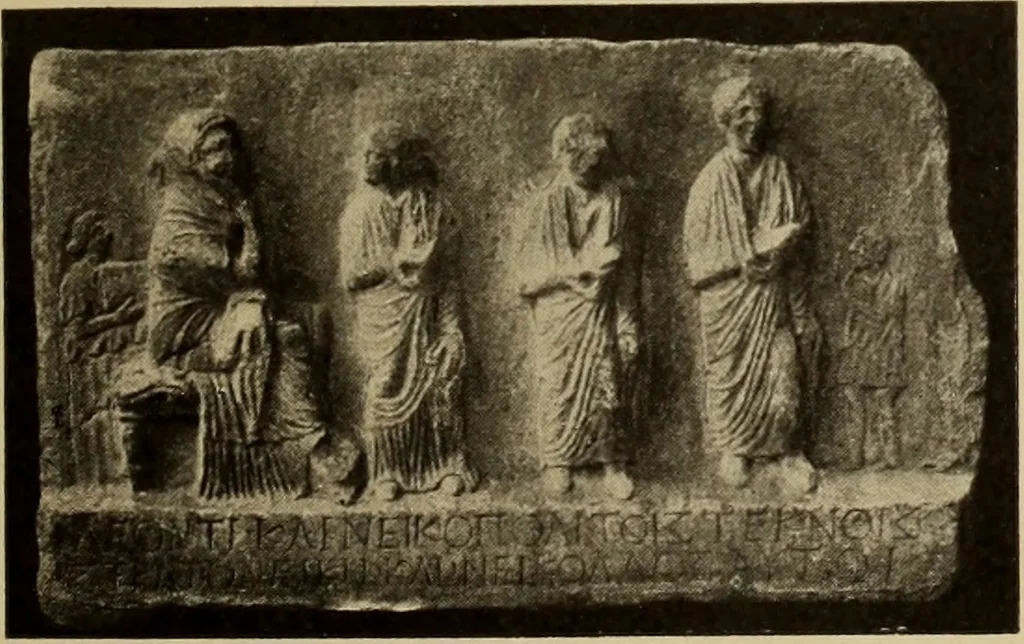 An illustration from Archaiologik ephmeris : ekdidomen hypo ts en Athnais Archaiologiks Hetairias, 1862, leaf 522