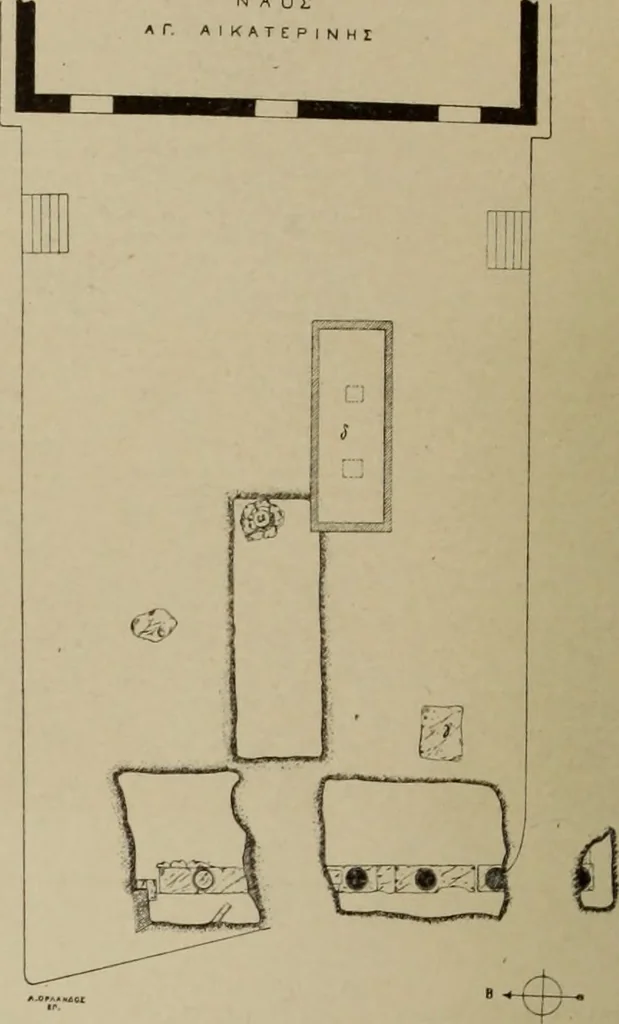 An illustration from Archaiologik ephmeris : ekdidomen hypo ts en Athnais Archaiologiks Hetairias, 1862, leaf 527