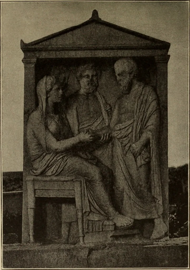 An illustration from Archaiologik ephmeris : ekdidomen hypo ts en Athnais Archaiologiks Hetairias, 1862, leaf 67