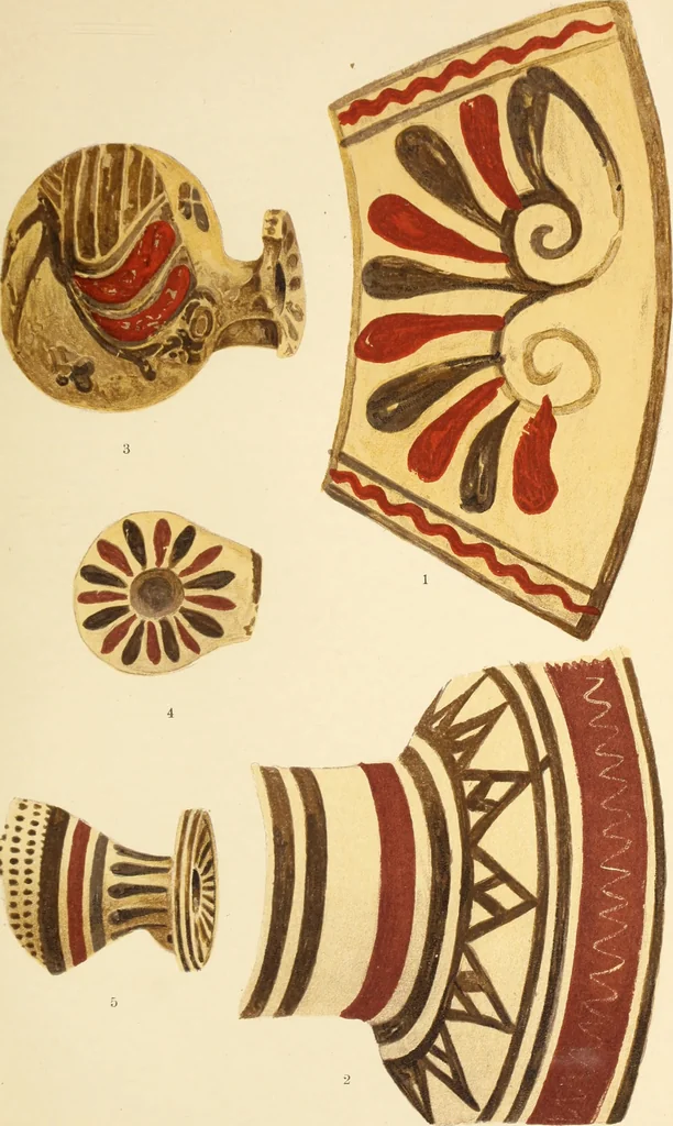 An illustration from Archaiologik ephmeris : ekdidomen hypo ts en Athnais Archaiologiks Hetairias, 1862, leaf 160