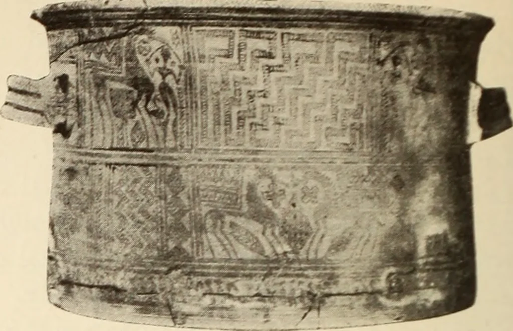 An illustration from Archaiologik ephmeris : ekdidomen hypo ts en Athnais Archaiologiks Hetairias, 1862, leaf 169