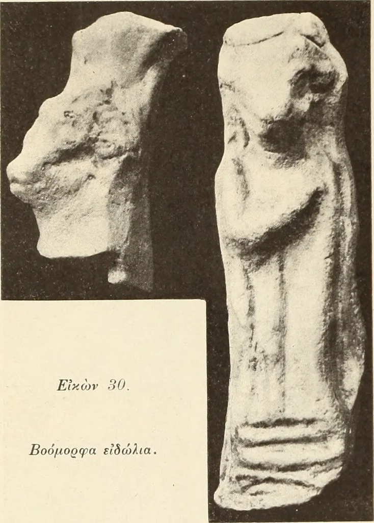 An illustration from Archaiologik ephmeris : ekdidomen hypo ts en Athnais Archaiologiks Hetairias, 1862, leaf 193