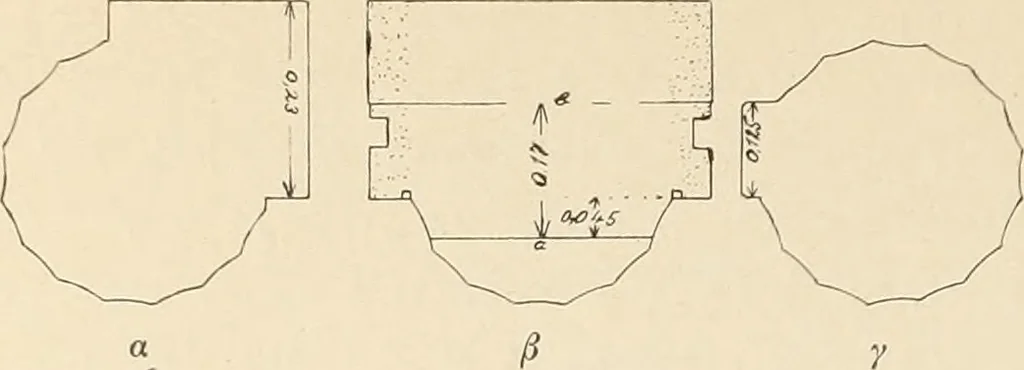 An illustration from Archaiologik ephmeris : ekdidomen hypo ts en Athnais Archaiologiks Hetairias, 1862, leaf 221