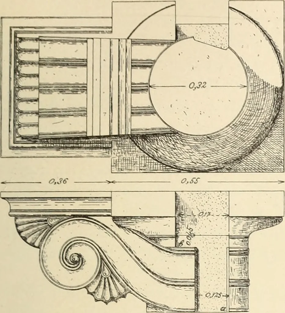 An illustration from Archaiologik ephmeris : ekdidomen hypo ts en Athnais Archaiologiks Hetairias, 1862, leaf 222