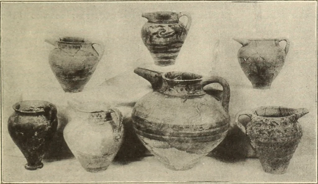 An illustration from Archaiologik ephmeris : ekdidomen hypo ts en Athnais Archaiologiks Hetairias, 1862, leaf 240