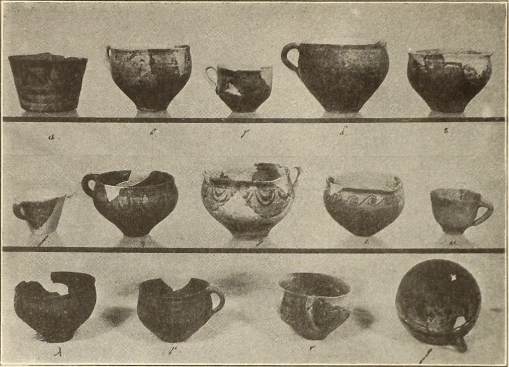 An illustration from Archaiologik ephmeris : ekdidomen hypo ts en Athnais Archaiologiks Hetairias, 1862, leaf 243
