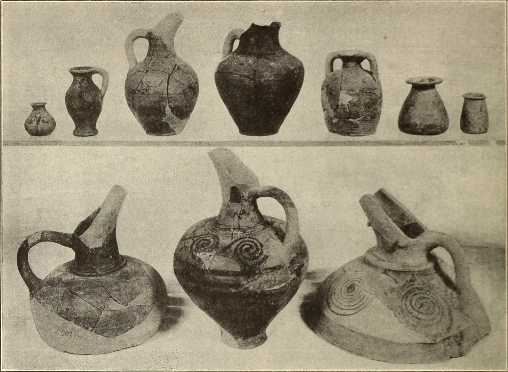 An illustration from Archaiologik ephmeris : ekdidomen hypo ts en Athnais Archaiologiks Hetairias, 1862, leaf 245