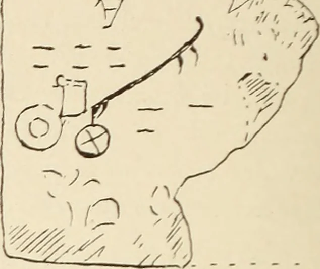 An illustration from Archaiologik ephmeris : ekdidomen hypo ts en Athnais Archaiologiks Hetairias, 1862, leaf 249