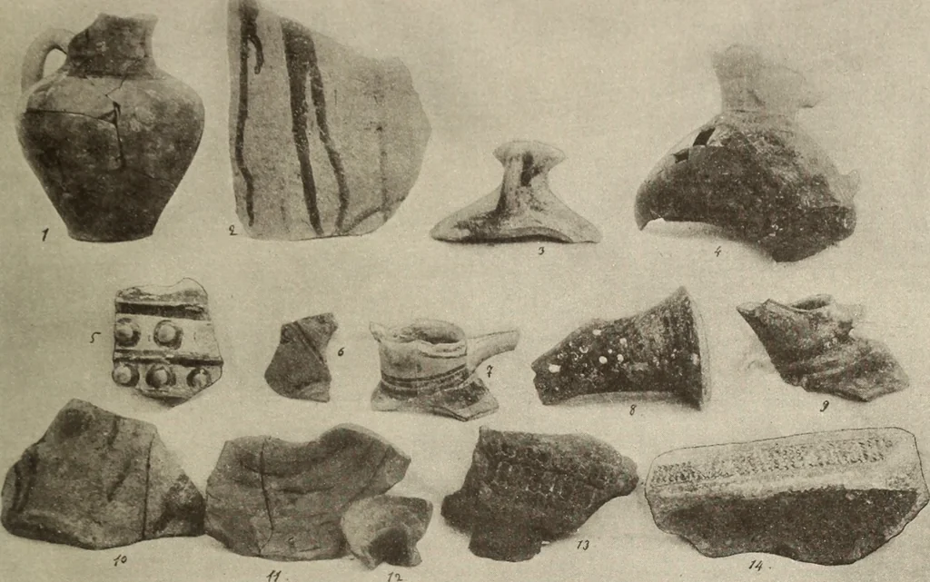 An illustration from Archaiologik ephmeris : ekdidomen hypo ts en Athnais Archaiologiks Hetairias, 1862, leaf 262