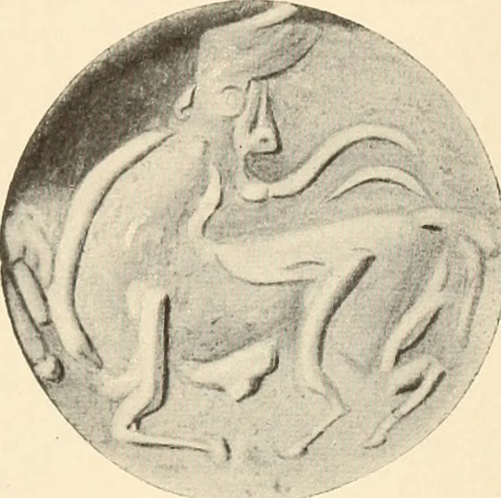 An illustration from Archaiologik ephmeris : ekdidomen hypo ts en Athnais Archaiologiks Hetairias, 1862, leaf 328