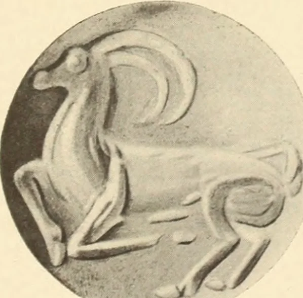 An illustration from Archaiologik ephmeris : ekdidomen hypo ts en Athnais Archaiologiks Hetairias, 1862, leaf 328